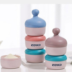 ظرف نگهدارنده غذای کودک مدل رووکو کد 6009 مجموعه 3 عددی