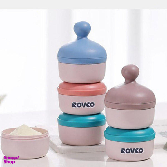 ظرف نگهدارنده غذای کودک مدل رووکو کد 6009 مجموعه 3 عددی