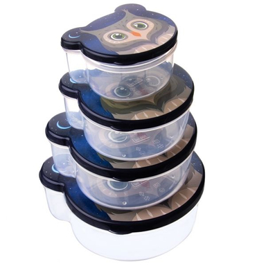 ظرف نگهدارنده هوبی لایف (Hobby Life) مدل H-020980 مجموعه 4 عددی