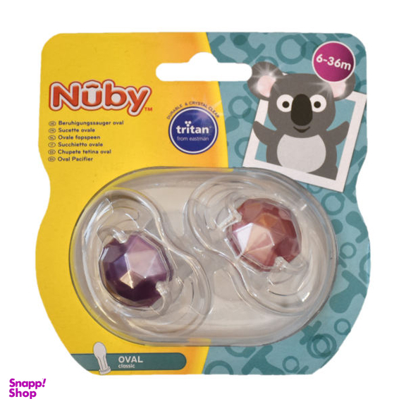 پستانک نوبی (Nuby) مدل id0202006.2 بسته 2 عددی