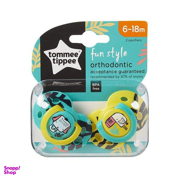 پستانک ارتودنسی تامی تیپی (Tommee Tippee) مدل فیل و توکا مجموعه دو عددی