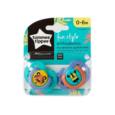پستانک ارتودنسی تامی تیپی (Tommee Tippee) مدل ببر و تک شاخ مجموعه 2 عددی
