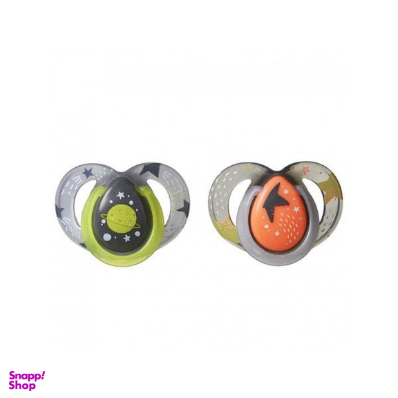 پستانک ارتودنسی تامی تیپی (Tommee Tippee) مدل ستاره و کهکشان مجموعه 2 عددی