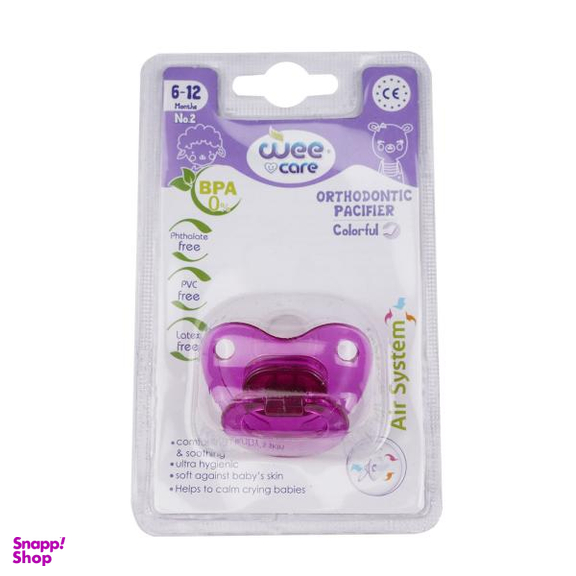 پستانک ارتودنسی وی کر (Wee Care) مدل P108