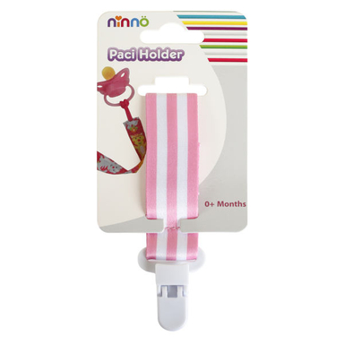 بند پستانک نیننو (Ninno) مدل Pink Stripes