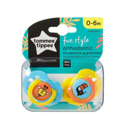 پستانک ارتودنسی تامی تیپی (Tommee Tippee) مدل زرافه و توکا مجموعه 2 عددی