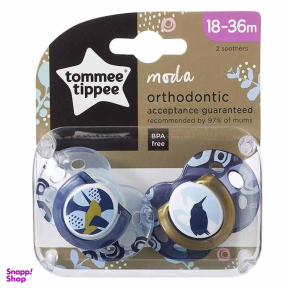 پستانک ارتودنسی تامی تیپی (Tommee Tippee) مدل پرنده مجموعه 2 عددی