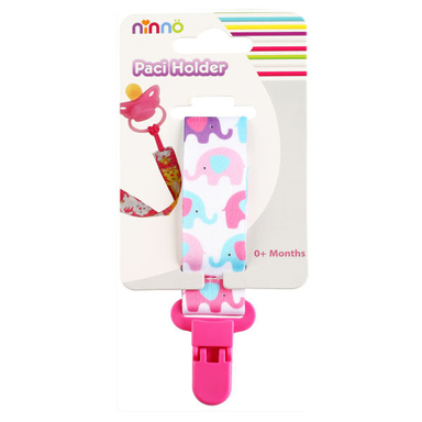 بند پستانک نیننو (Ninno) مدل Pink Elephant