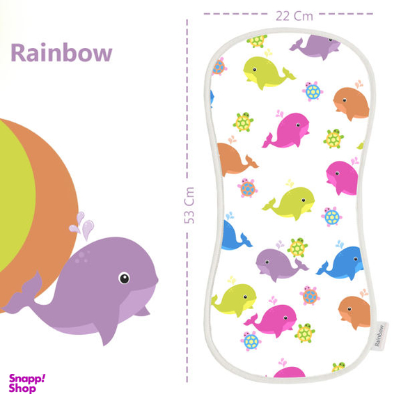 آروغ گیر نوزاد رینبو (Rainbow) مدل Whale