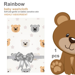 خشک کن کودک رینبو (Rainbow) مدل Bear Washcloth