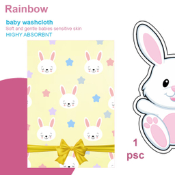 خشک کن کودک رینبو (Rainbow) مدل Rabbit Washcloth