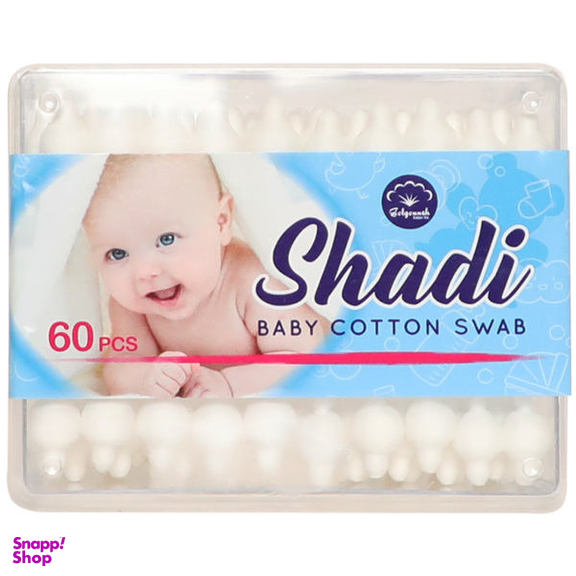 گوش پاک کن کودک شادی (Shadi) مدل Cotton بسته 60 عددی