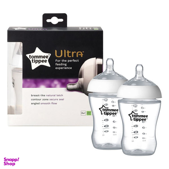 شیشه شیر تامی تیپی (Tommee Tippee) مدل T42410258 ظرفیت 150 میلی لیتر بسته 2 عددی
