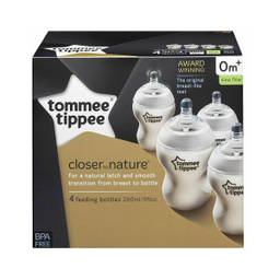 شیشه شیر تامی تیپی (Tommee Tippee) مدل T42254040 ظرفیت 260 میلی لیتر بسته 4 عددی