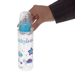 شیشه شیر بی بی لوکس (Baby Lux) کد 061-1 ظرفیت 250 میلی لیتر