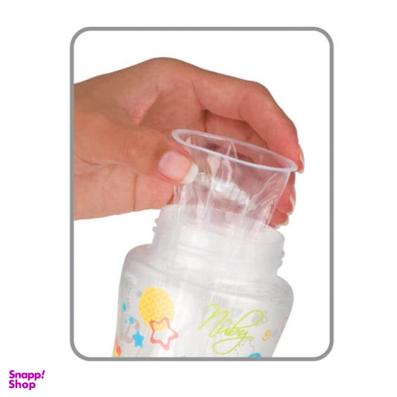 شیشه شیر مسافرتی نوبی (Nuby) مدل ID92466.1 ظرفیت 180 میلی لیتر