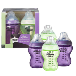 شیشه شیر تامی تیپی (Tommee Tippee) مدل T422548 ظرفیت 260 میلی لیتر بسته 4 عددی