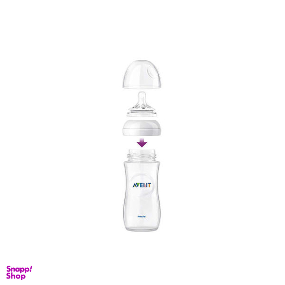 شیشه شیر اونت (Avent) مدل SCF033 ظرفیت 260 میلی لیتر بسته 2 عددی