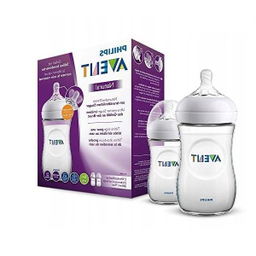 شیشه شیر اونت (Avent) مدل SCF033 ظرفیت 260 میلی لیتر بسته 2 عددی