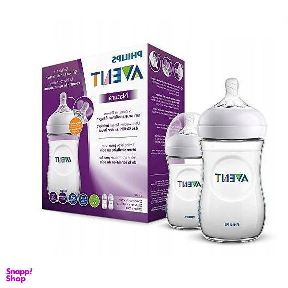 شیشه شیر اونت (Avent) مدل SCF033 ظرفیت 260 میلی لیتر بسته 2 عددی