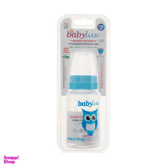 شیشه شیر بی بی لوکس (Baby Lux) مدل 075-3 ظرفیت 150 میلی لیتر