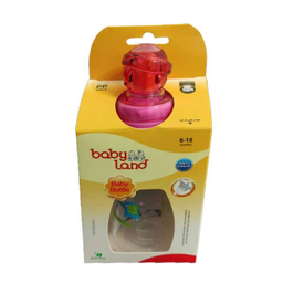شیشه شیر بیبی لند (Baby Land) مدل دسته دار طرح ملوان کد 504 حجم 240 میلی لیتر