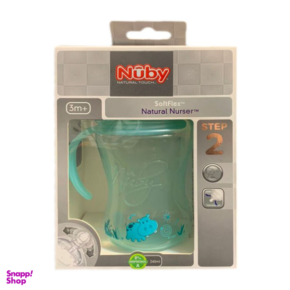 شیشه شیر نوبی (Nuby) مدل ID68002 ظرفیت 240 میلی لیتر