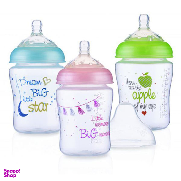 شیشه شیر نوبی (Nuby) مدل ID68060.2 ظرفیت 270 میلی لیتر