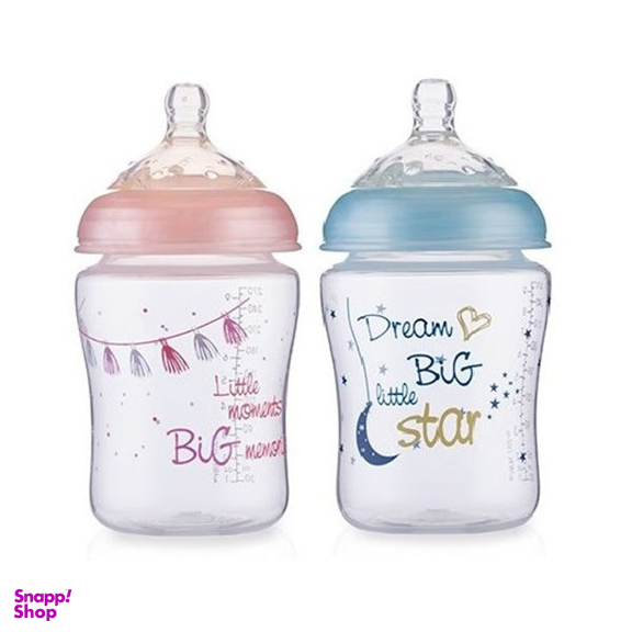 شیشه شیر نوبی (Nuby) مدل ID68060.2 ظرفیت 270 میلی لیتر