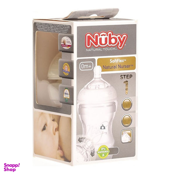 شیشه شیر نوبی (Nuby) مدل ID67017 ظرفیت 210 میلی لیتر