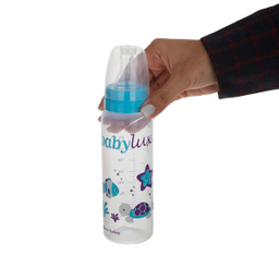 شیشه شیر بی بی لوکس (Baby Lux) کد 076-1 ظرفیت 250 میلی لیتر