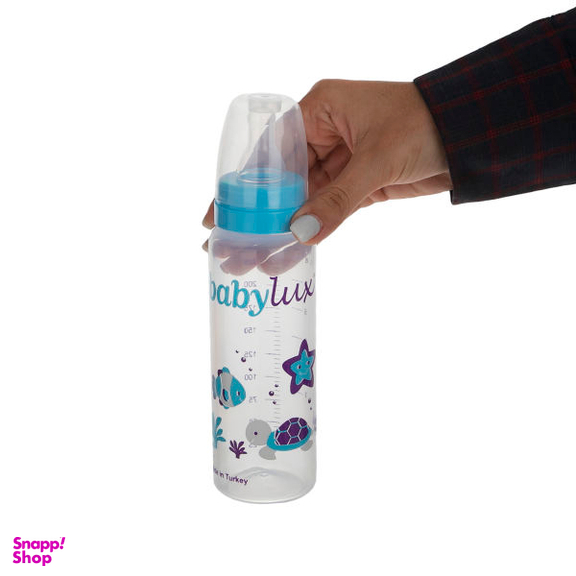 شیشه شیر بی بی لوکس (Baby Lux) کد 076-1 ظرفیت 250 میلی لیتر
