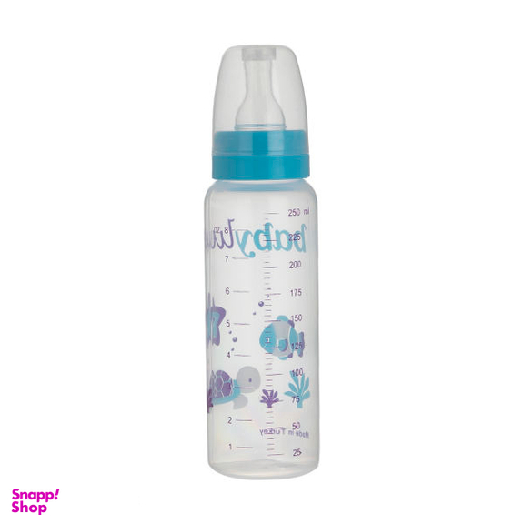 شیشه شیر بی بی لوکس (Baby Lux) کد 076-1 ظرفیت 250 میلی لیتر