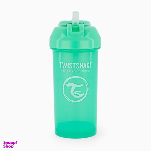 قمقمه تویست شیک (Twistshake) مدل نی دار حجم 360 میلی لیتر کد 17002
