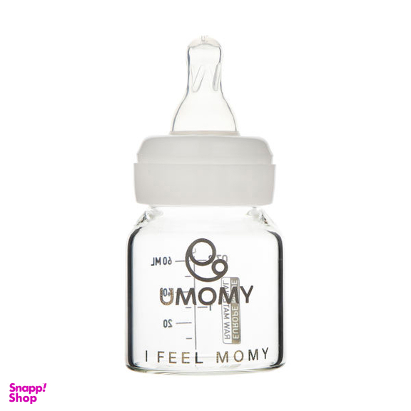 شیشه شیر یومامی (Umomy) مدل پیرکس ظرفیت 60 میلی لیتر