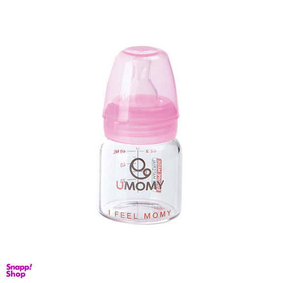 شیشه شیر یومامی (Umomy) مدل پیرکس ظرفیت 60 میلی لیتر