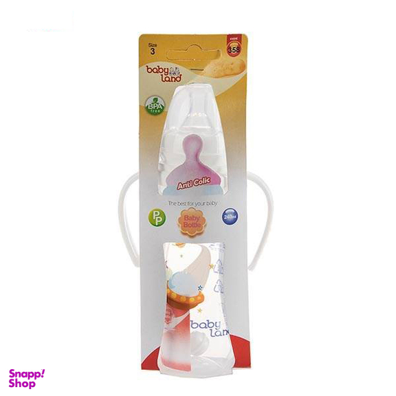 شیشه شیر بیبی لند (Baby Land) مدل 358 ظرفیت 240 میلی لیتر