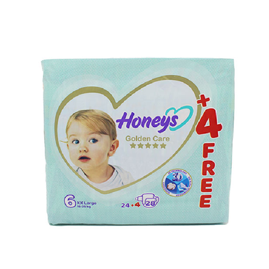 پوشک بچه هانیز (Honeys) سایز 6 بسته 28 عددی