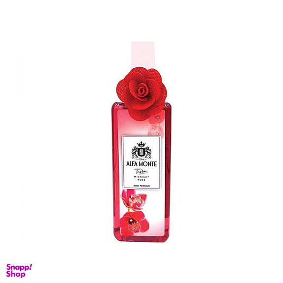 بادی اسپلش زنانه آلفا مونته (Alfa Monte) مدل Midnight Rose حجم 250 میلی لیتر