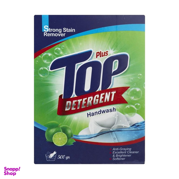 پودر لباسشویی دستی تاپ (Top) مدل Lemon وزن 500 گرم