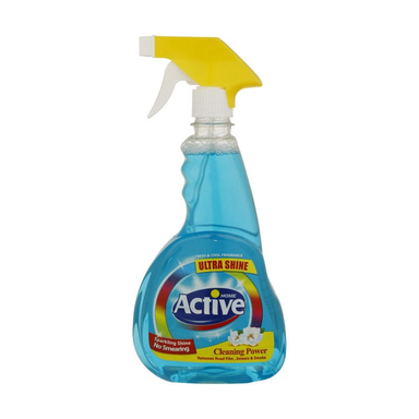 شیشه پاک‌کن اکتیو (Active) مدل گل‌های بهاری حجم 500 میلی لیتر