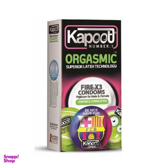 کاندوم خاردار کاپوت مدل Orgasmic بسته 12 عددی