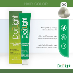 رنگ مو دورلایت (Dor Light) شماره 000 روشن کننده حجم 100 میلی‌لیتر