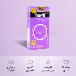 کاندوم فیستا مدل Full Pleasure بسته 12 عددی