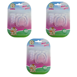 دندانگیر مینا بیبی مدل Bpa مجموعه 3 عددی