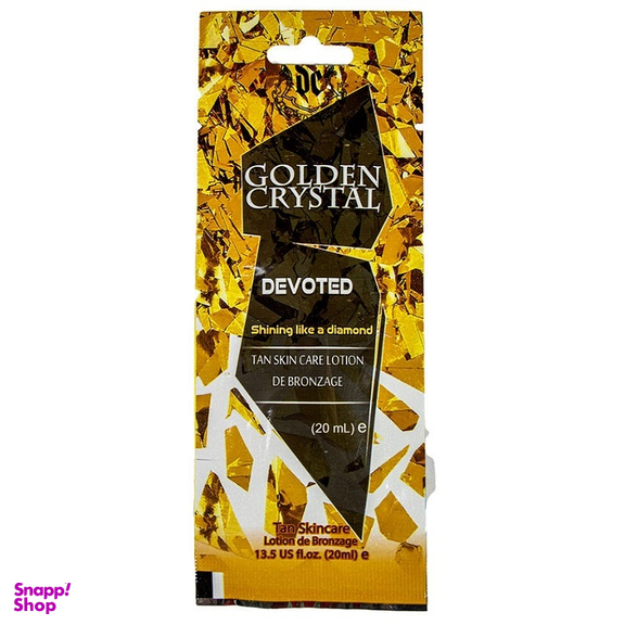 لوسیون سولاریوم دیوتد (Devoted) مدل GOLDEN CRYSTAL حجم 20 میلی لیتر