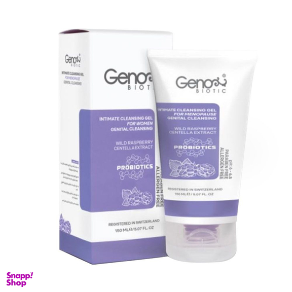 ژل بهداشتی ژنوبایوتیک (Genobiotic) مناسب برای بانوان یایسه حجم 150 میلی لیتر