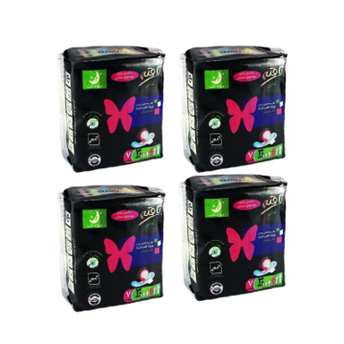 نوار بهداشتی تافته Tafteh مدل Cotton Like بسته 7 عددی مجموعه 4 عددی