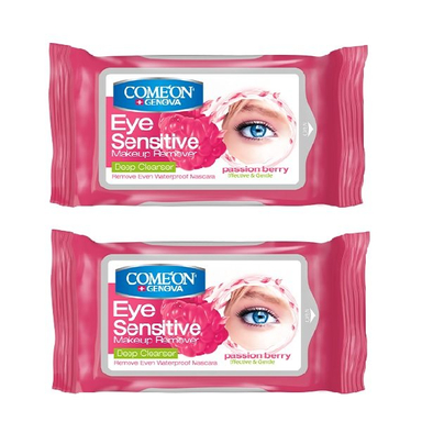 دستمال مرطوب کامان (Comeon) مدل Sensitive Eye مجموعه 2 عددی