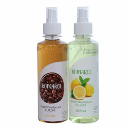 اسپری ضد عفونی کننده دست کماکل (Komakol) مدل قهوه و لیمو حجم 250 میلی لیتر بسته 2 عددی